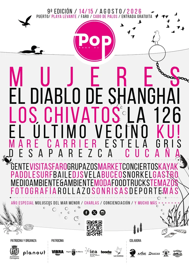 Cabo de Pop 2026: música, deportes náuticos, ciencia y actividades familiares junto al faro — foto 1